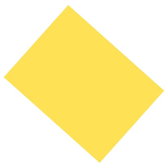 UCreate® Yellow Coated Poster Board, 25ct.
